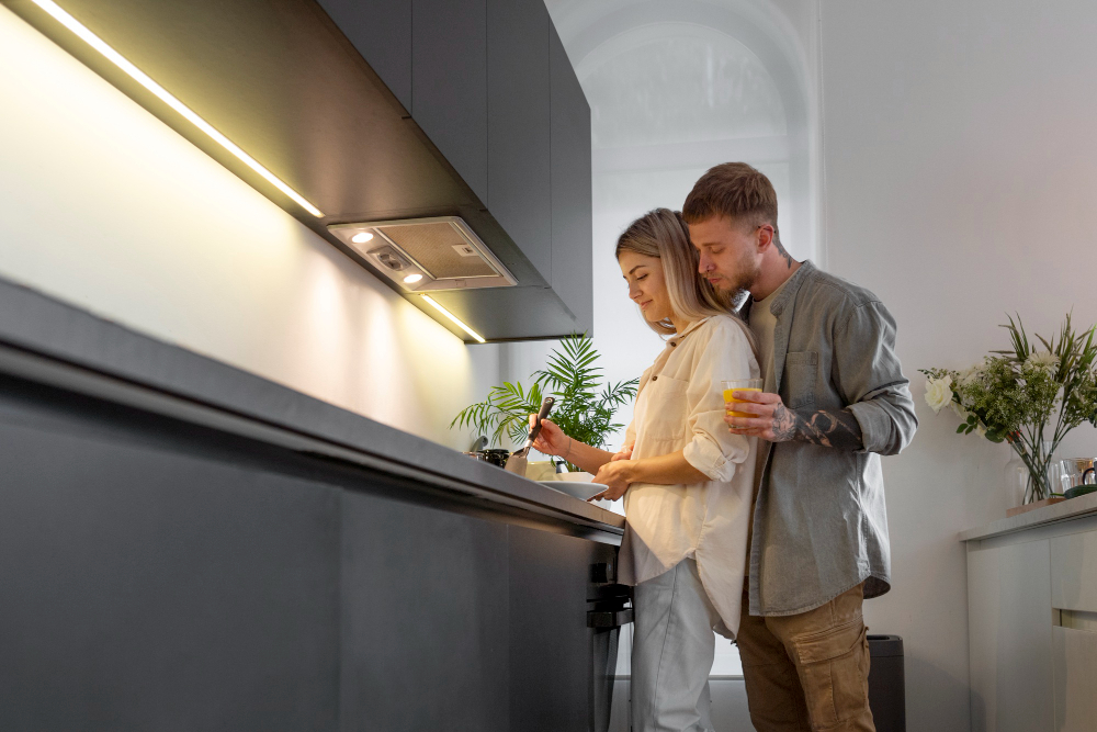 Eclairage LED meubles de cuisine