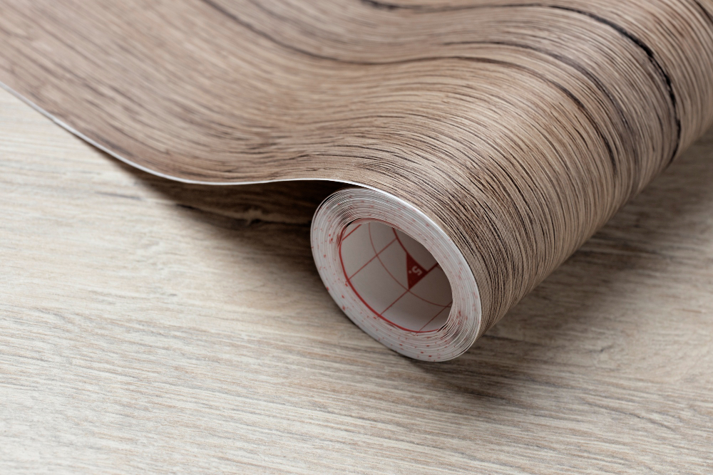 Pose vinyle imitation parquet