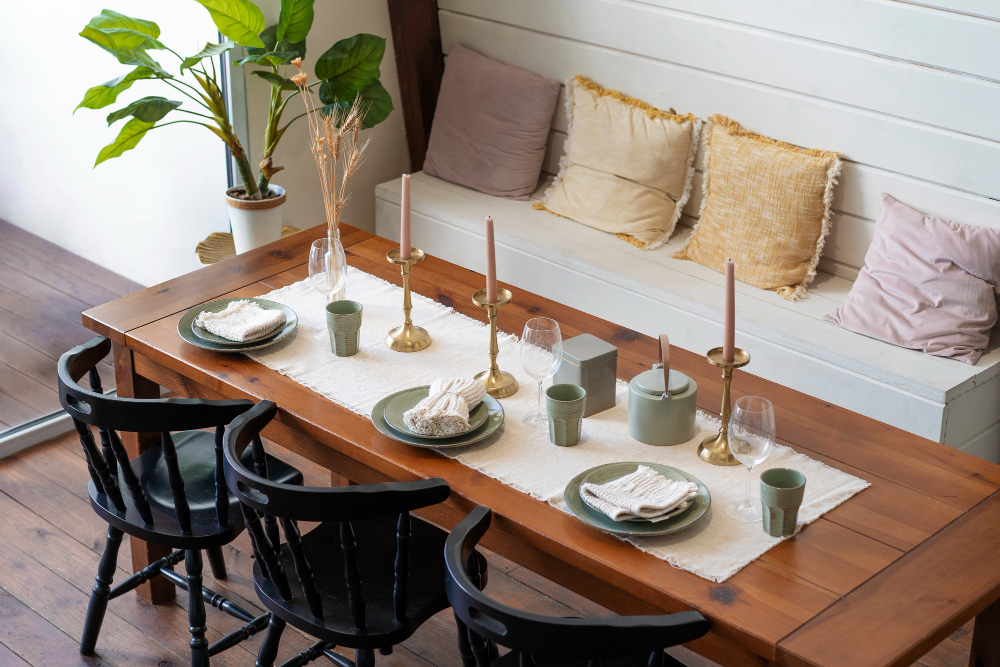 Banquette sur-mesure coin repas