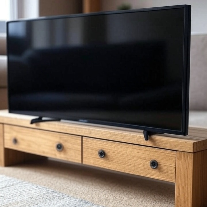 Meuble TV en bois recyclé