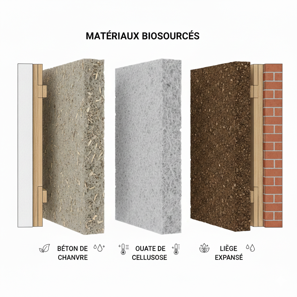 Isolants biosourcés selon la région