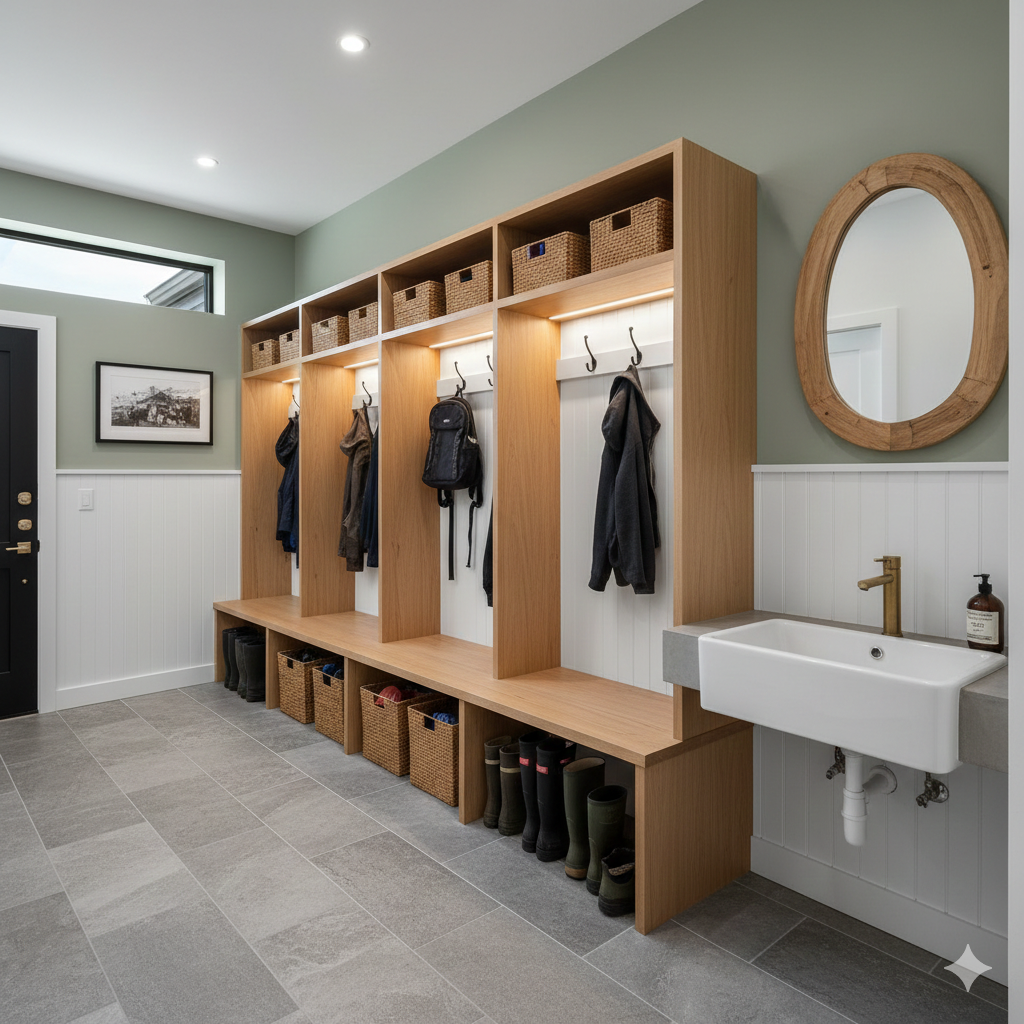 Guide pour concevoir une mudroom