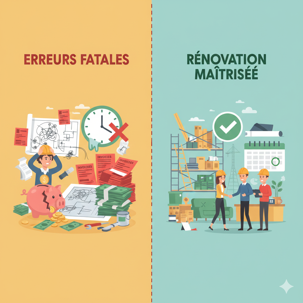7 erreurs budget rénovation