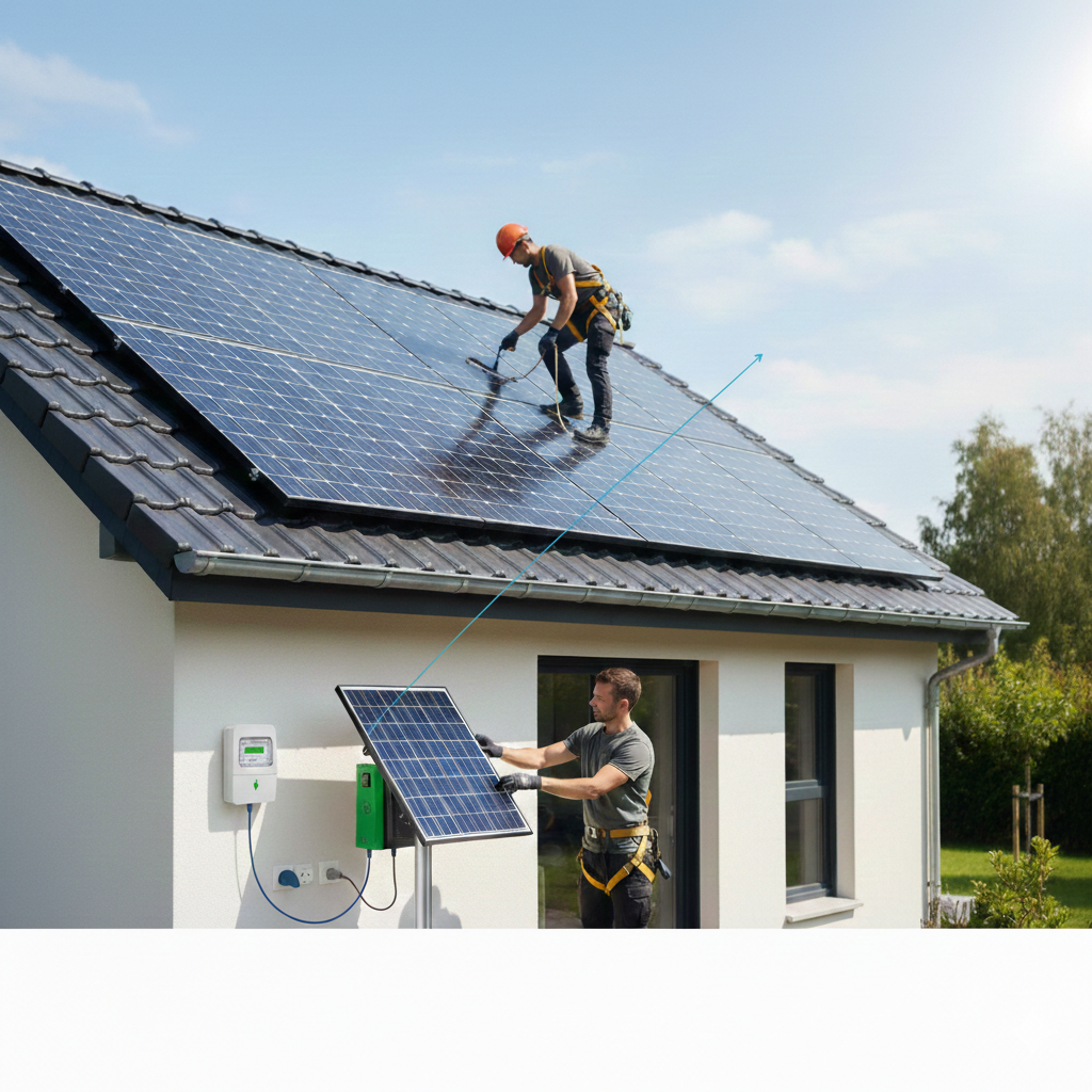 Rentabilité panneaux solaires plug & play