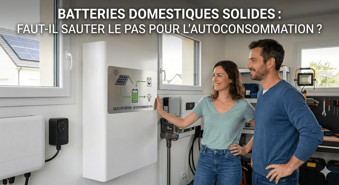 Batteries domestiques solides autoconsommation
