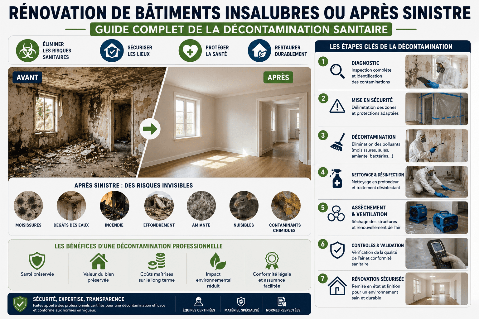Guide de la décontamination sanitaire bâtiments insalubres