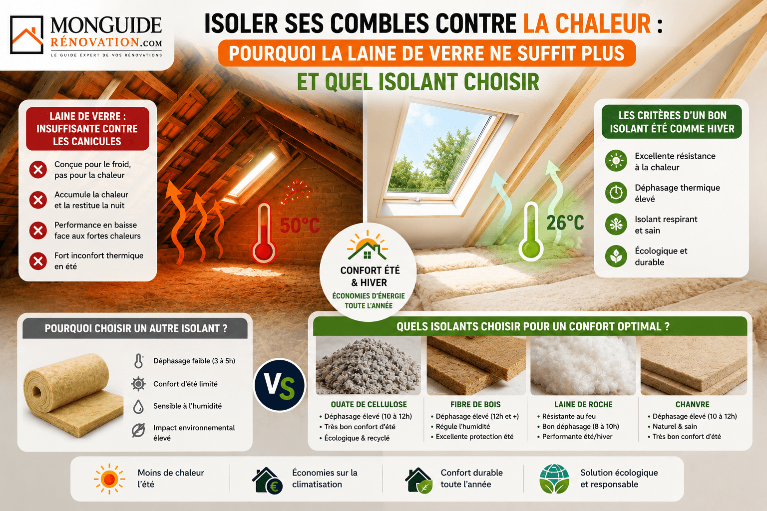 Isoler ses combles sans laine de verre