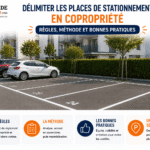 Délimitation des places de stationnement en copropriété