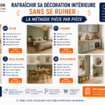 Idées de déco par pièces à petit budget
