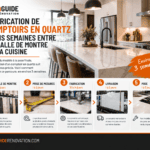 Fabrication d’un comptoir en quartz en 3 semaines